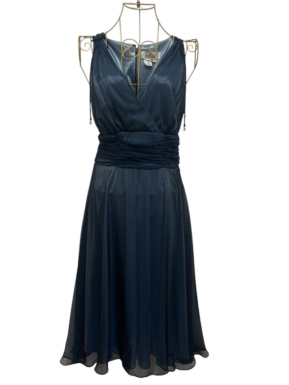 Patra Vintage Y2K Evening Dress Teal Size 6